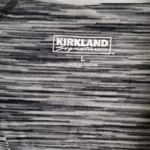 Kirkland Signature Activewear Hoodie Marled Gray Long Sleeve Size Large - Picture 4 of 7